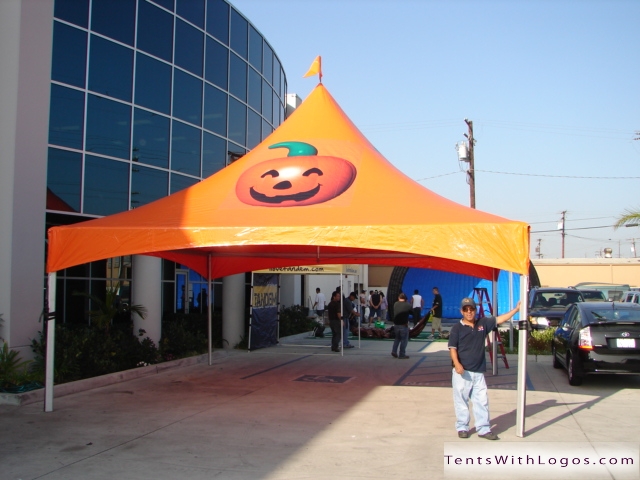 20 x 20 High Peak Tent - Halloween - Pumpkin